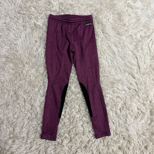 Child’s XS Pink Kerrits Knee Patch Horseback Riding Tights