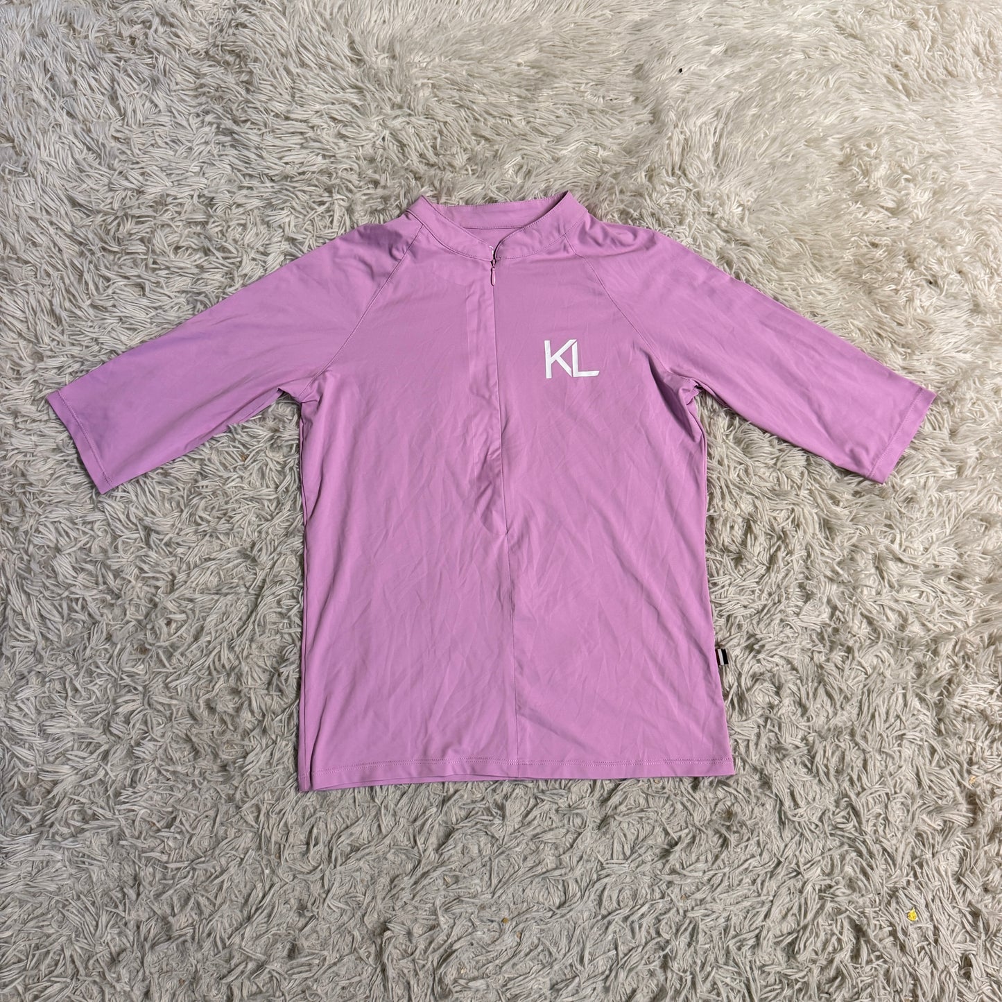 Women’s Small Pink Kingsland 1/4 Sleeve Horseback Riding Sunshirt