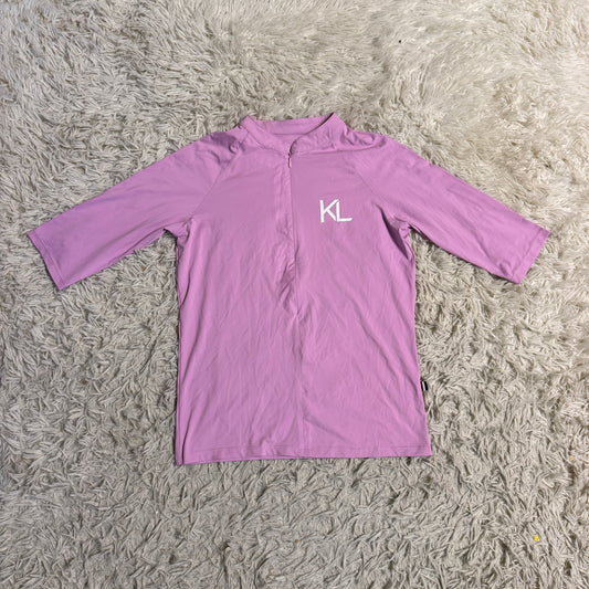 Women’s Small Pink Kingsland 1/4 Sleeve Horseback Riding Sunshirt