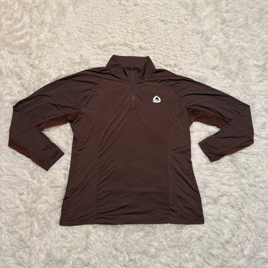 Women’s XL Brown Lettia Long Sleeve Horseback Riding Sunshirt