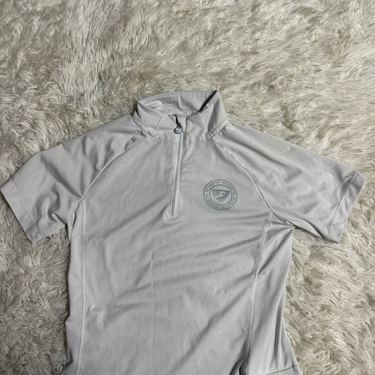 Women’s Small White Aubrion Short Sleeve Horseback Riding Sunshirt