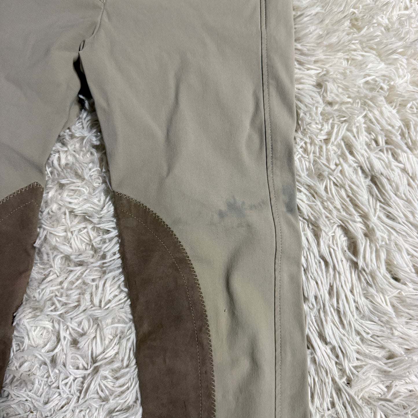Child’s Size 12R Tan Tailored Sportsman Knee Patch Horseback Riding Breeches