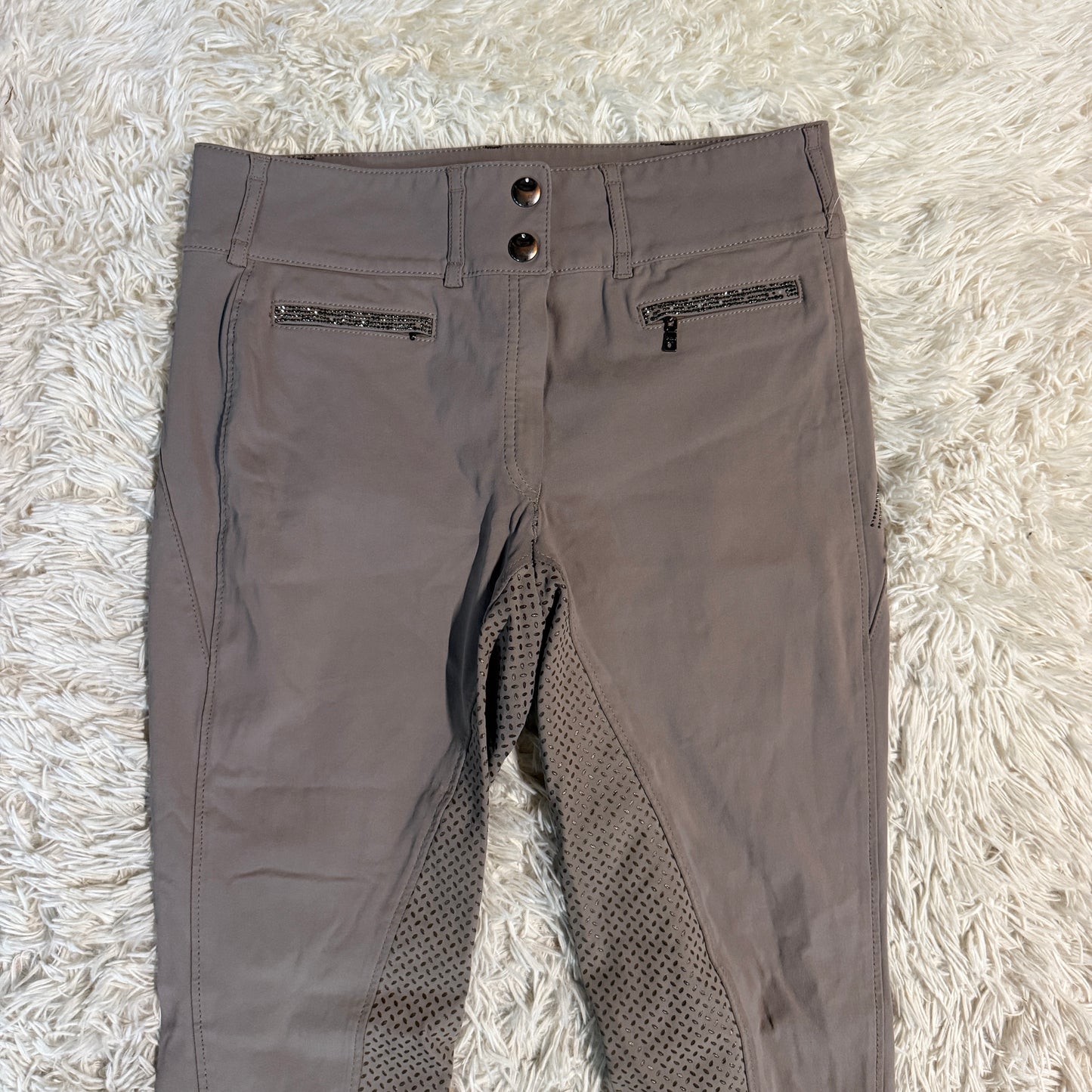 Women’s Size 34L Brown Pikeur Full Seat Horseback Riding Breeches