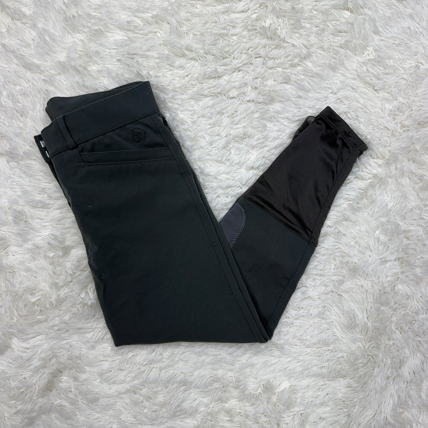 Women’s Size 30R Grey Ovation Knee Patch Horseback Riding Breeches