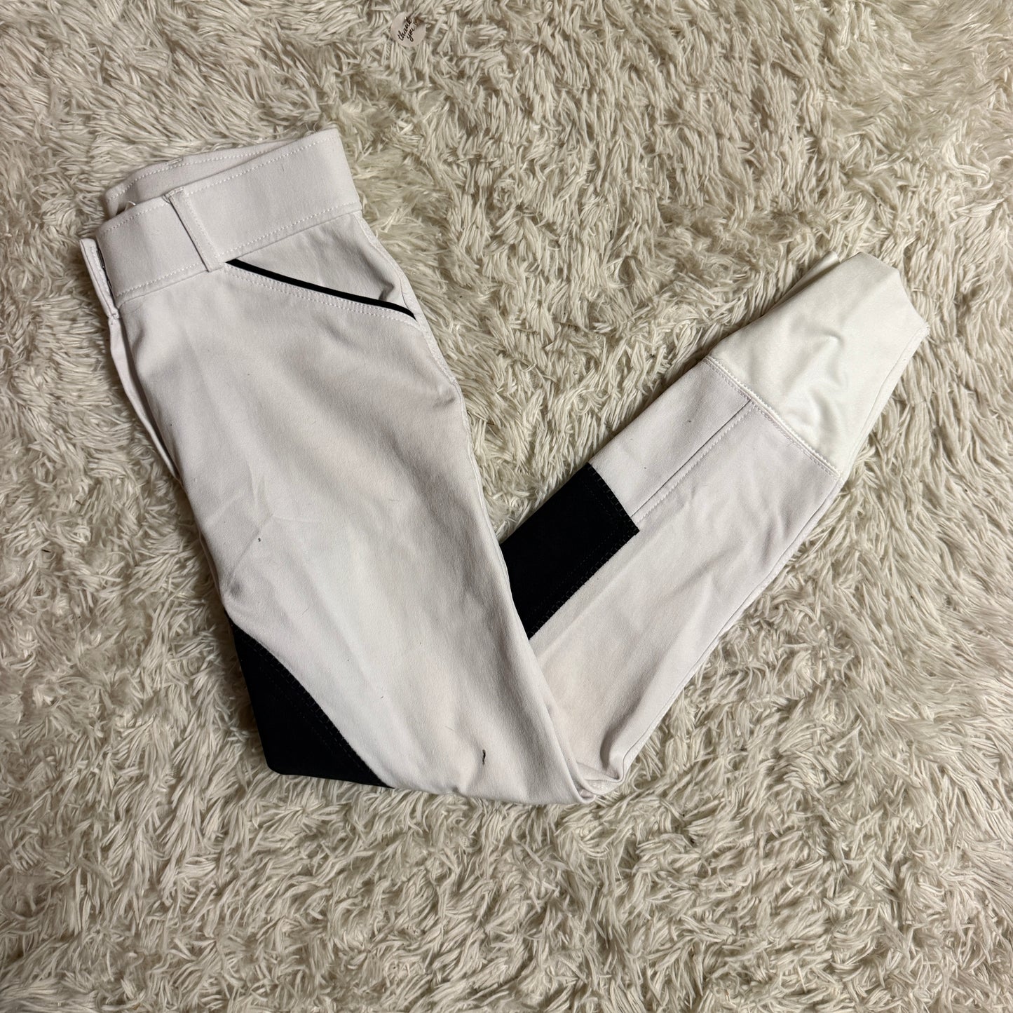 Women’s Size 26L White Dover Full Seat Horseback Riding Breeches