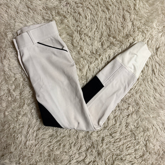 Women’s Size 26L White Dover Full Seat Horseback Riding Breeches