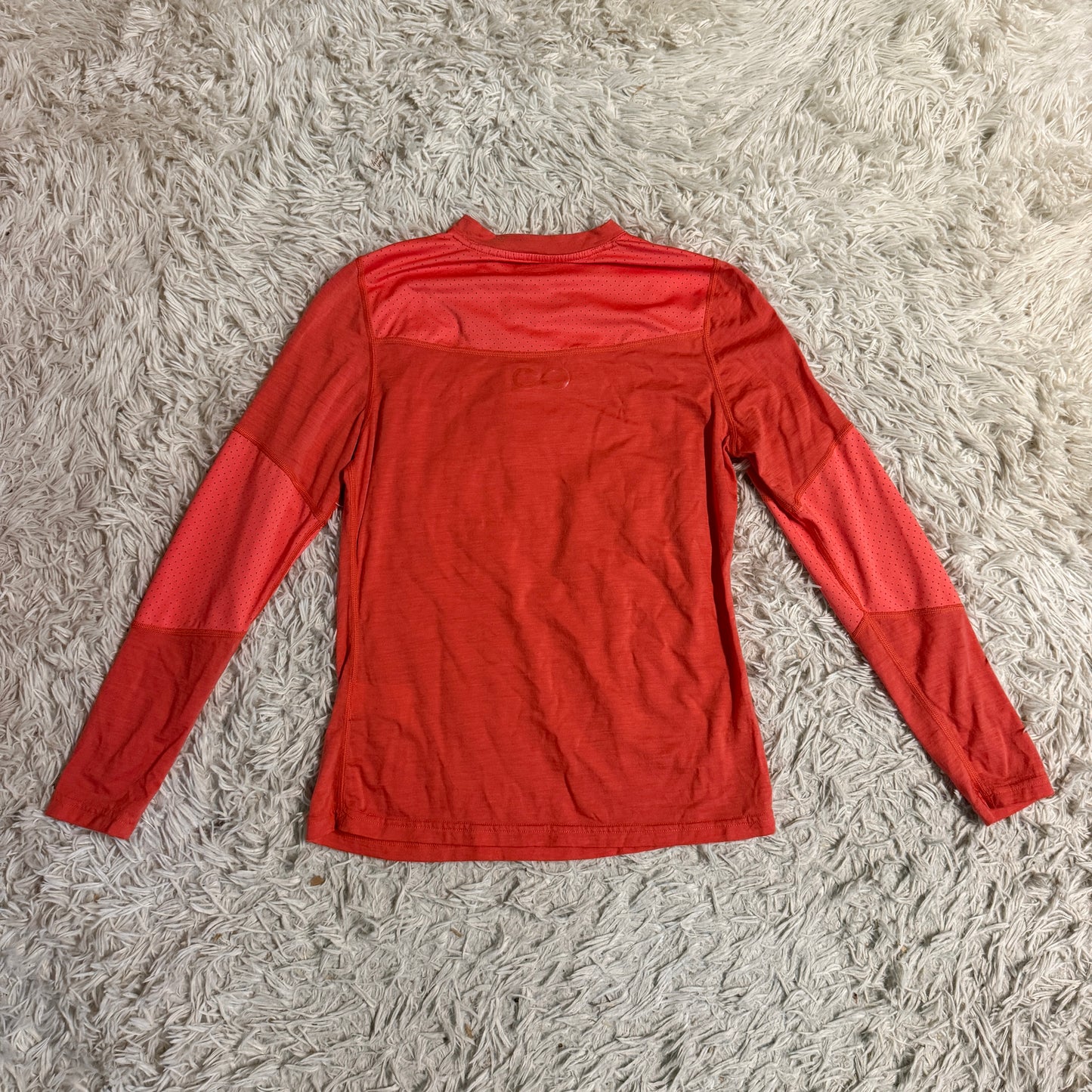 Child’s XL Orange Dover Long Sleeve Horseback Riding Mesh Sunshirt