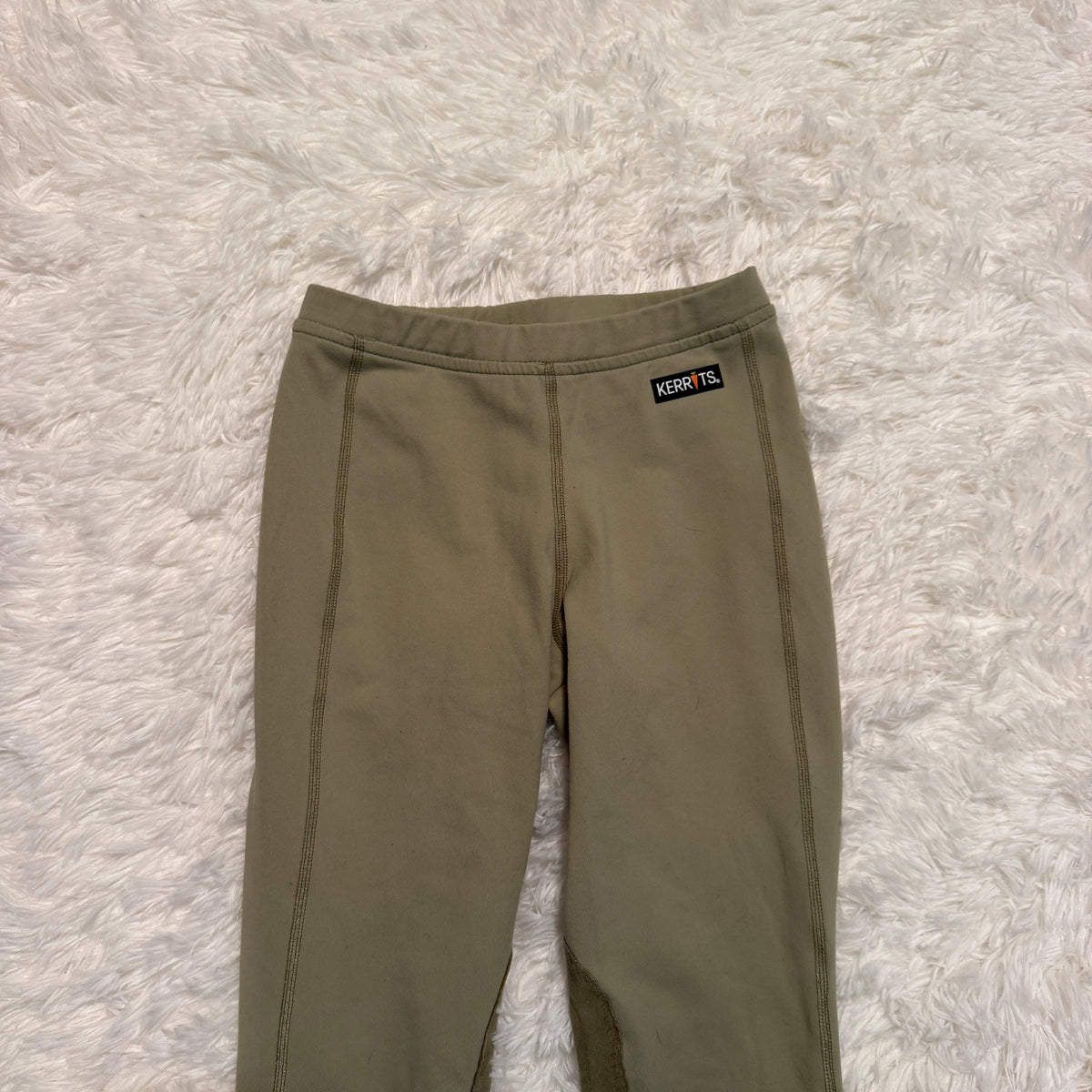Child’s Small Tan Kerrits Knee Patch Horseback Riding Tights
