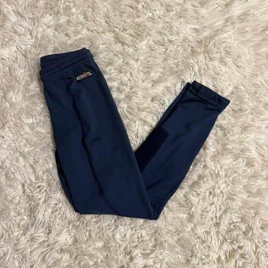 Child’s S Blue Kerrits Knee Patch Horseback Riding Tights