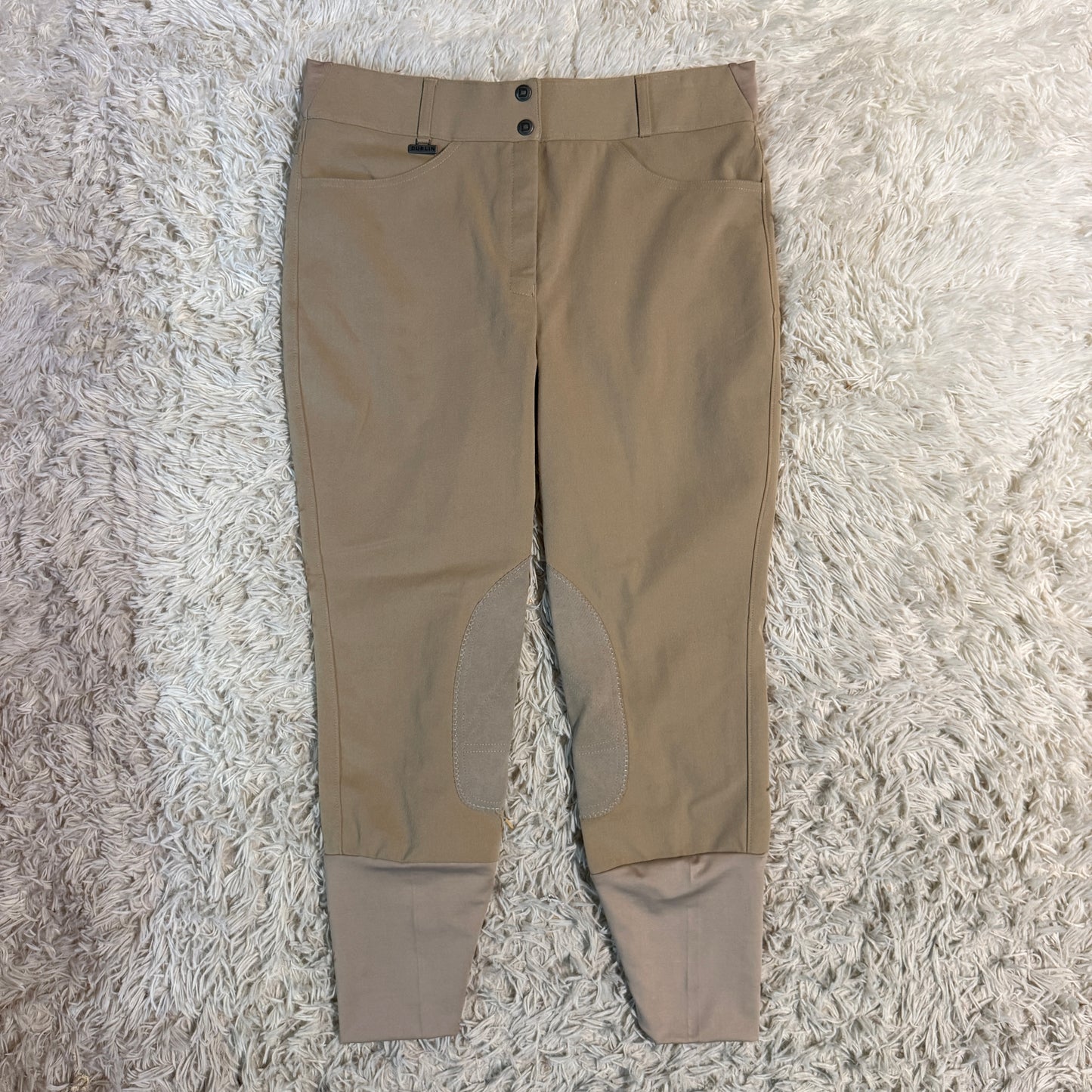 Women’s Size 36R Tan Dublin Knee Patch Horseback Riding Breeches