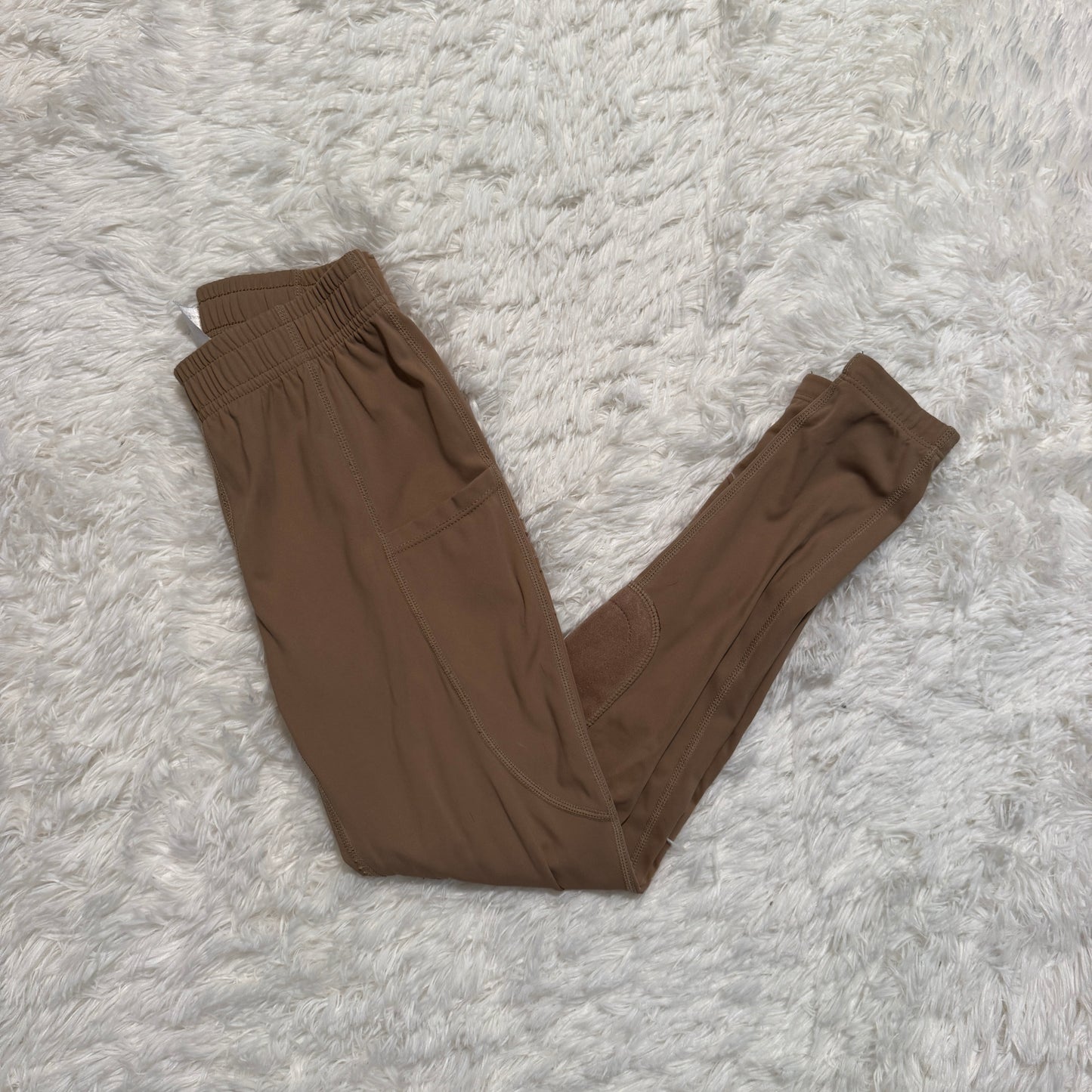 Child’s Medium Tan Baleaf Knee Patch Horseback Riding Tights
