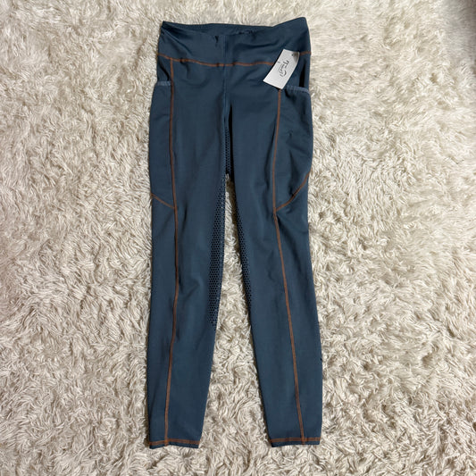 Women’s Medium Grey Riding Sport Full Seat Horseback Riding Tights