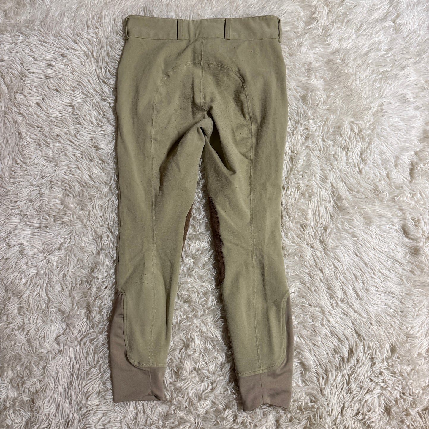 Child’s Size 12R Tan Dover Knee Patch Horseback Riding Breeches