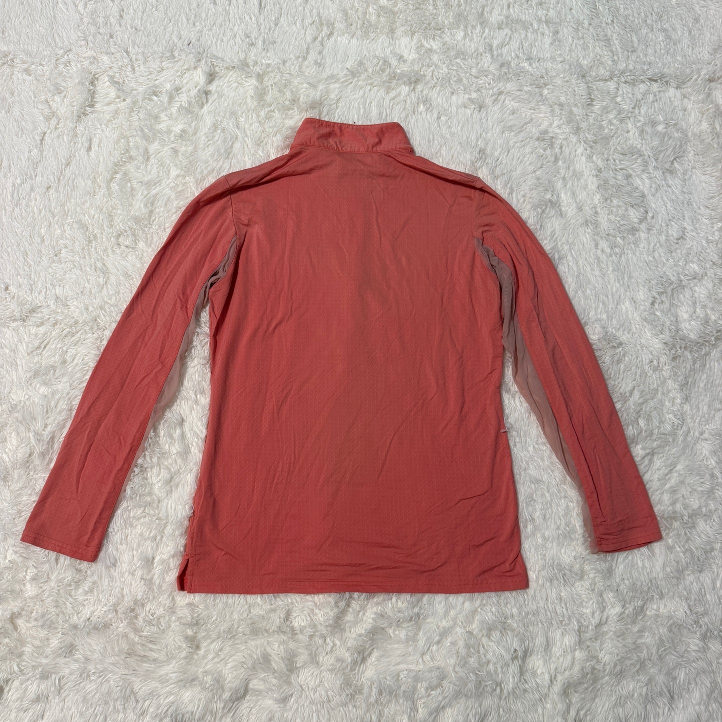 Women’s Medium Orange Smartpak Long Sleeve Horseback Riding Sunshirt