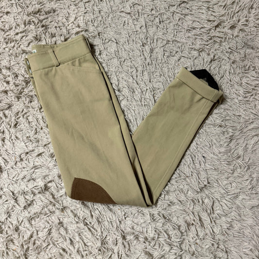 Girl’s Size 14 Tan Dover Knee Patch Horseback Riding Jodphurs