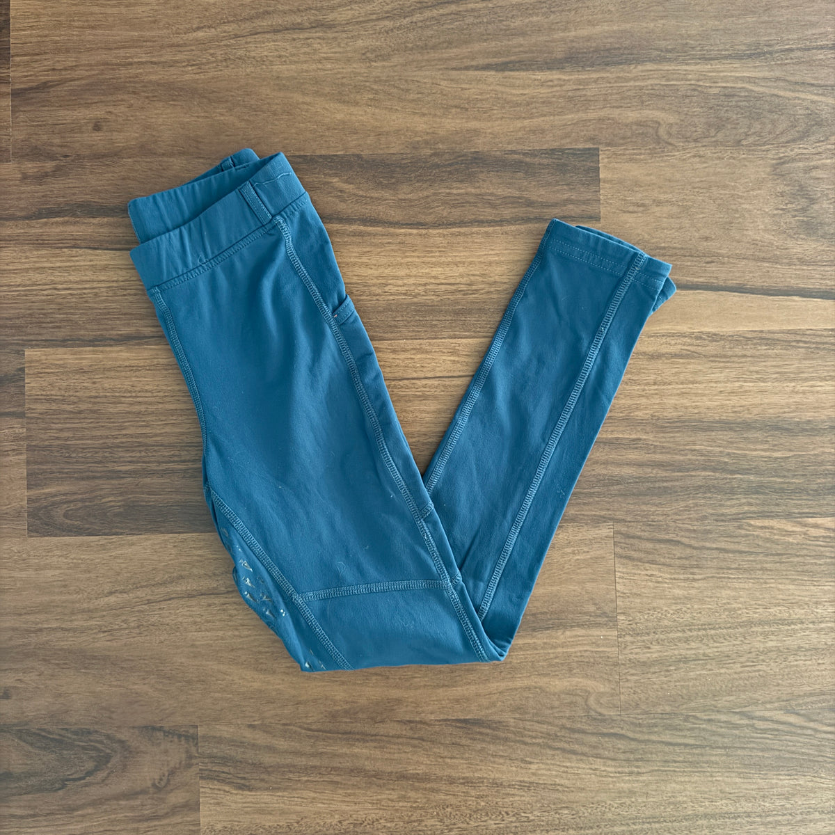 Child’s Large Blue Kerrits Full Seat Horseback Riding Tights
