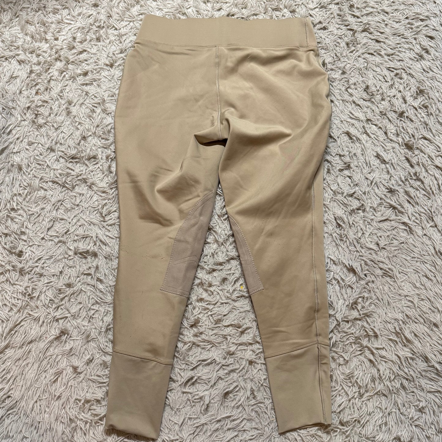 Women’s Size 1X Tan Dover Riding Sport Knee Patch Horseback Riding Winter Tights