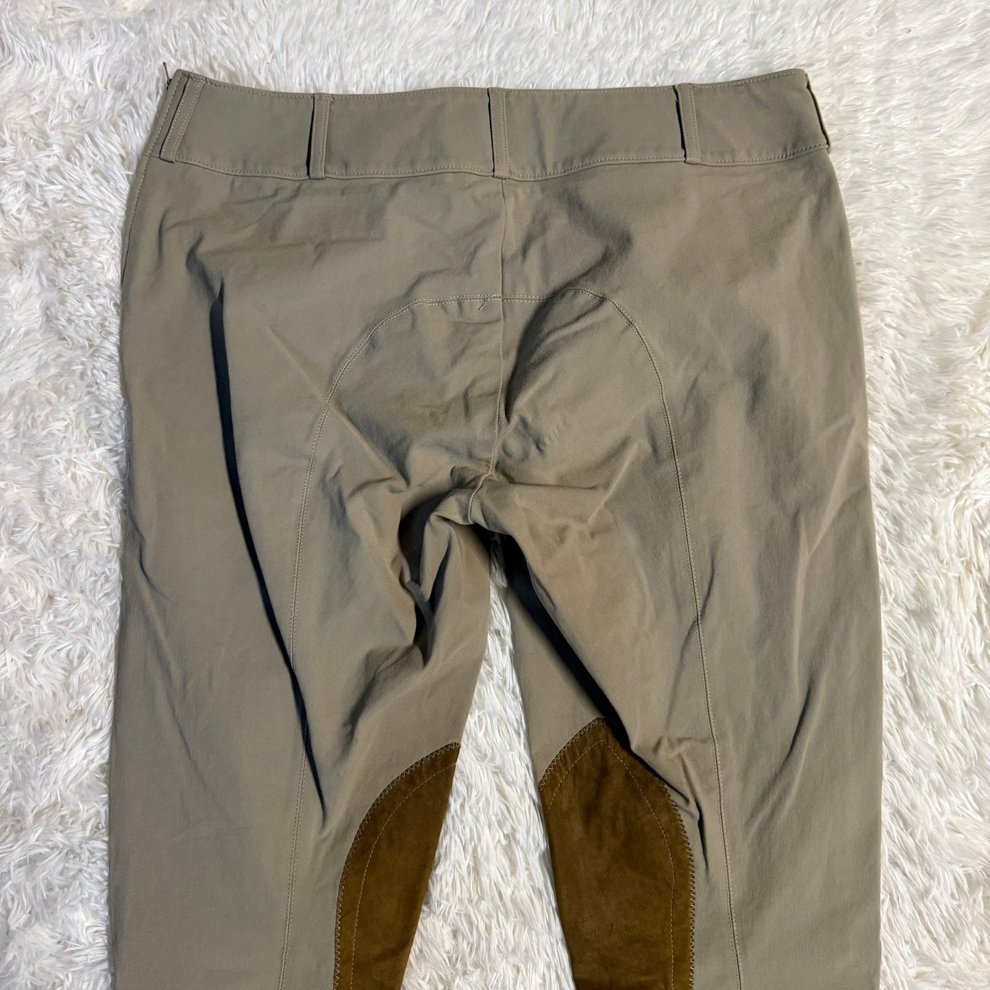 Women’s Size 34R Tan Tailored Sportsman Knee Patch Horseback Riding Breeches