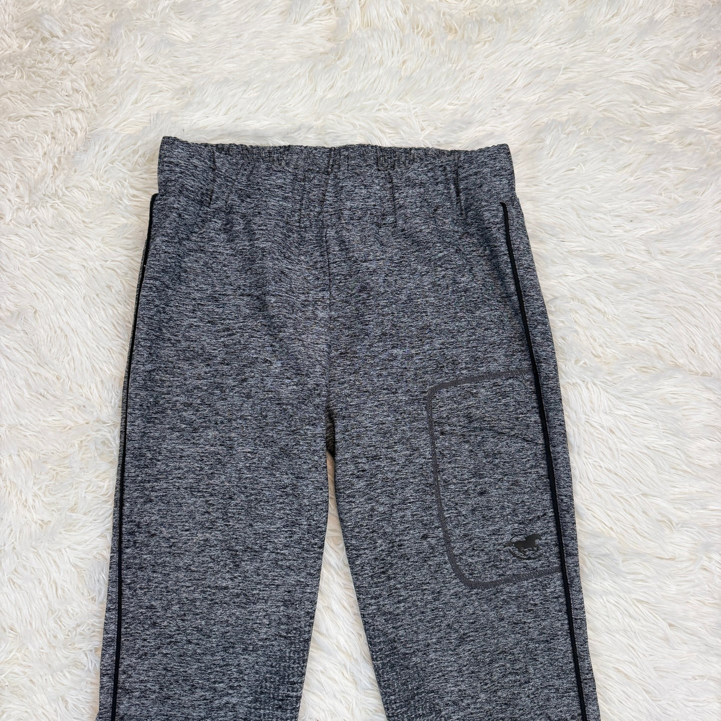 Women’s Large Grey Smartpak Knee Patch Horseback Riding Tights