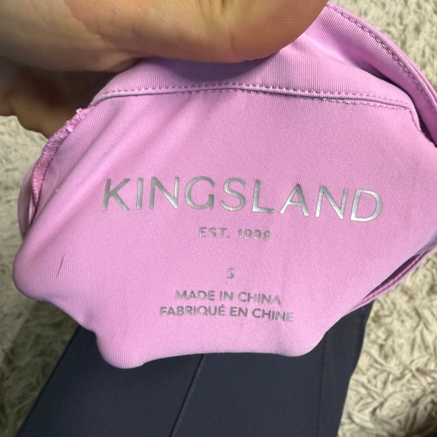 Women’s Small Pink Kingsland 1/4 Sleeve Horseback Riding Sunshirt