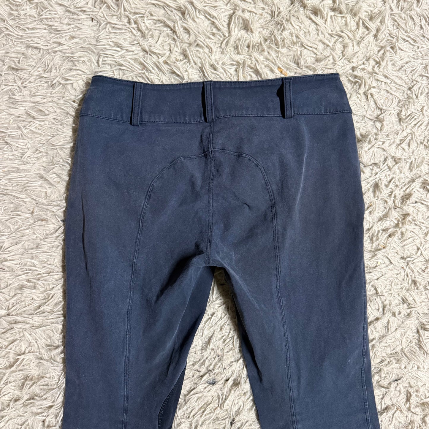 Women’s Size 30L Navy Knee Patch Horseback Riding Breeches