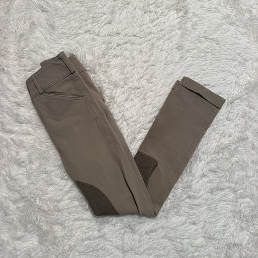 Child’s Size 12R Tan Tailored Sportsman Knee Patch Horseback Riding Jodphurs