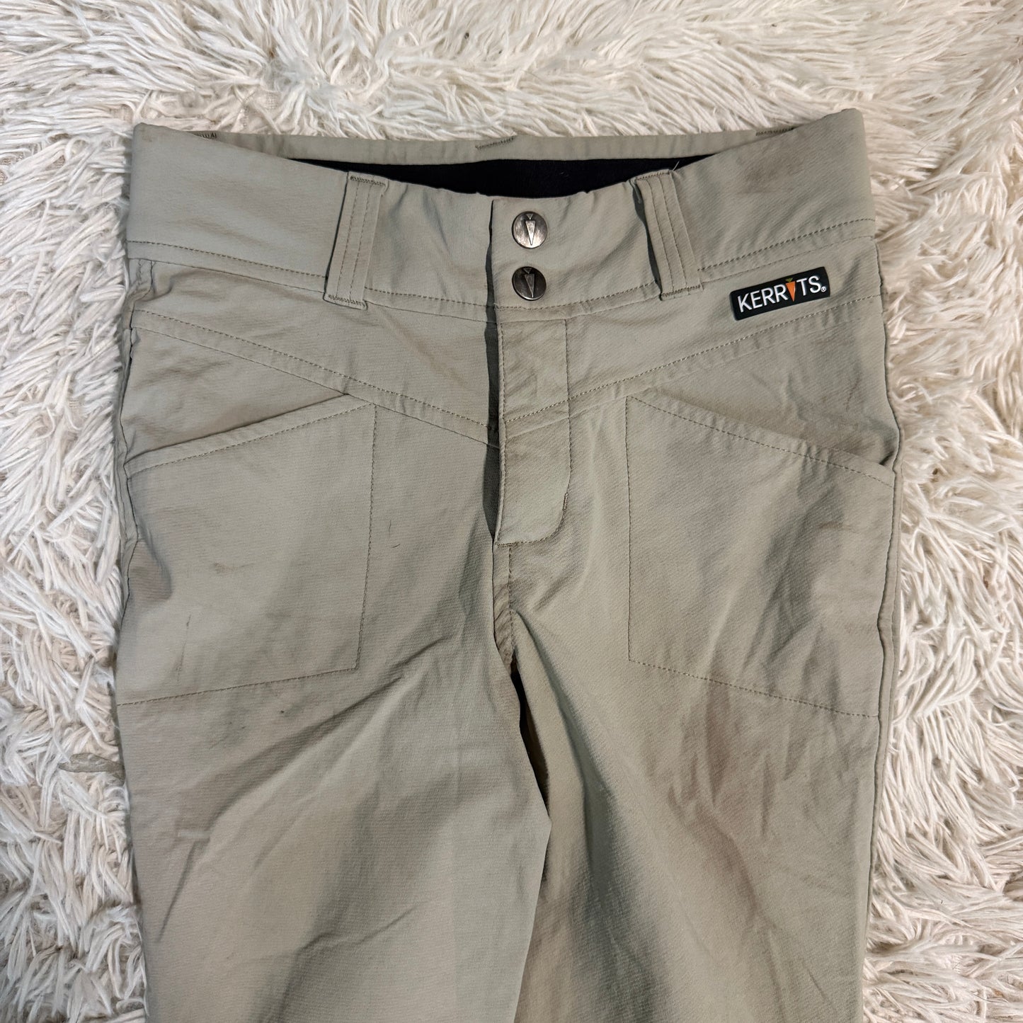 Child’s Large Tan Kerrits Knee Patch Horseback Riding Breeches