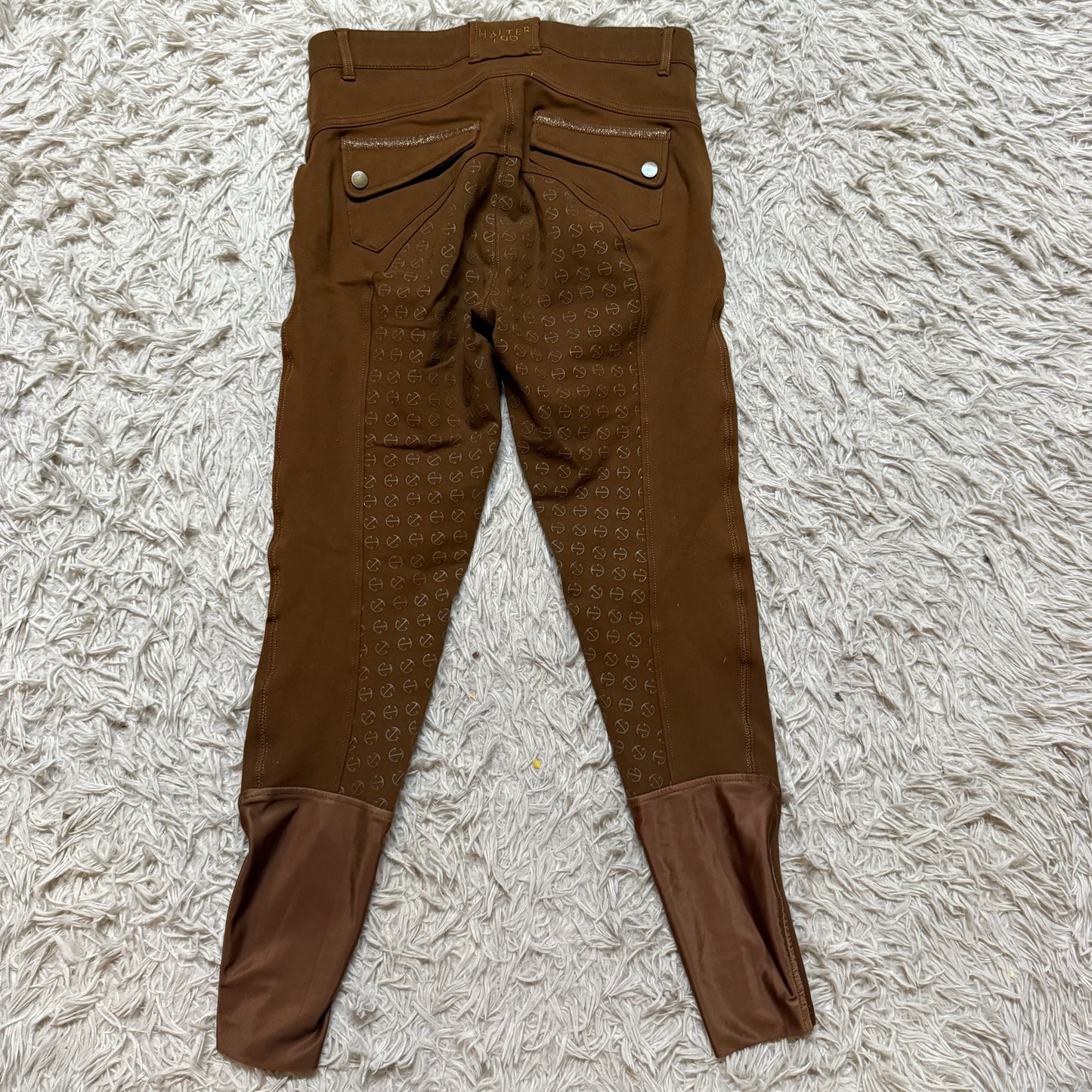 Women’s Size 26R Brown Halter Ego Full Seat Horseback Riding Breeches