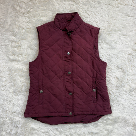 Women’s Large Burgundy Dover Horseback Riding Vest