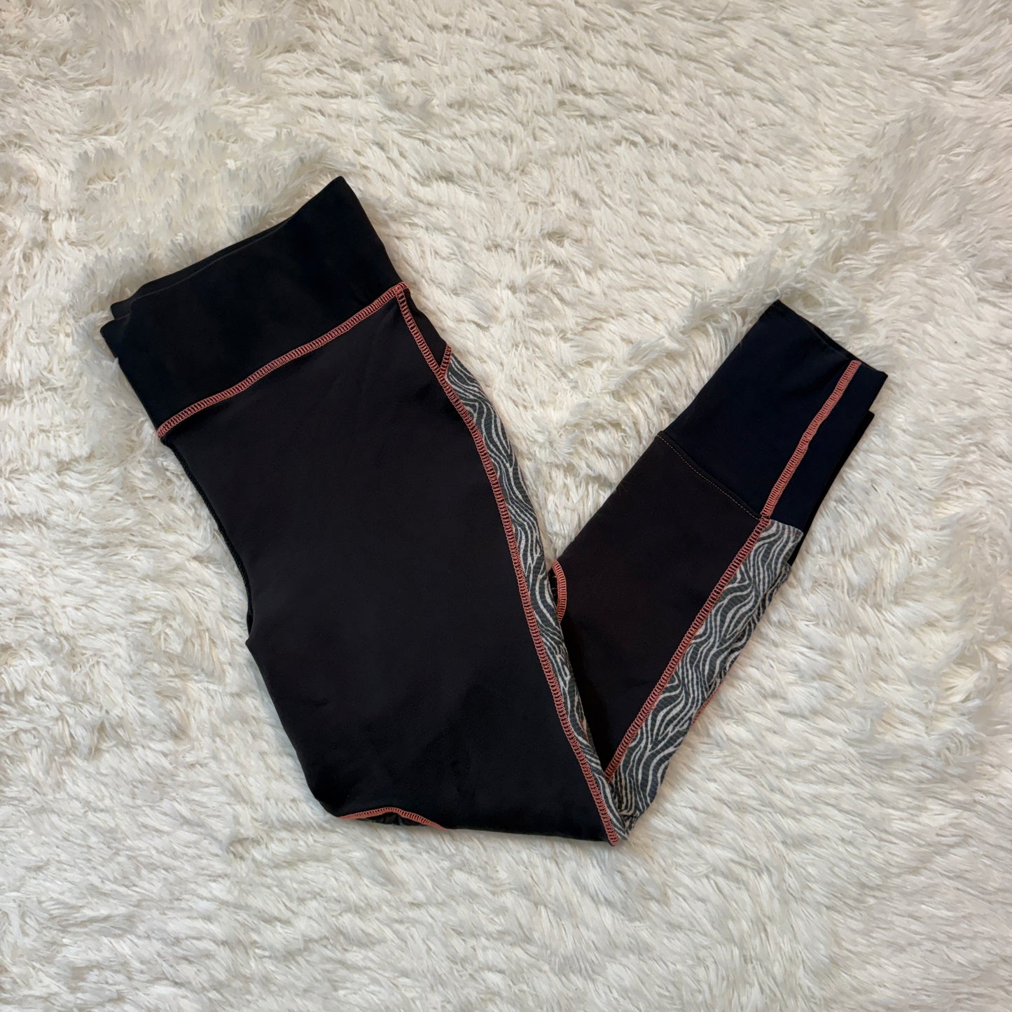 Women’s Large Grey Tuffrider Knee Patch Horseback Riding Tights