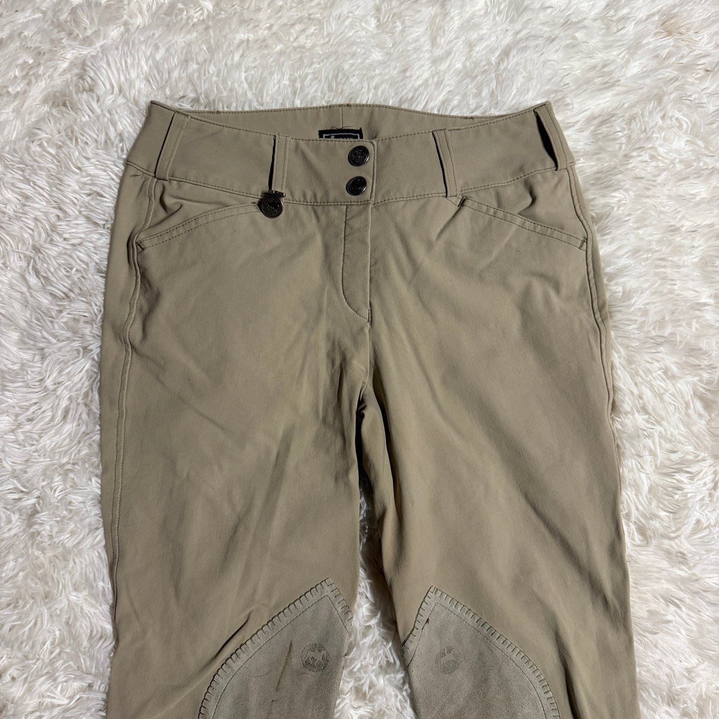 Women’s Size 26R Tan Pikeur Knee Patch Horseback Riding Breeches