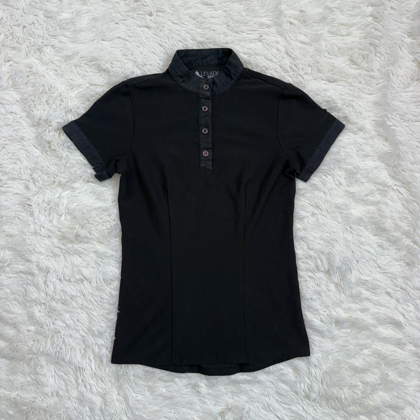 Women’s Small Black Levade Short Sleeve Horseback Riding Shirt