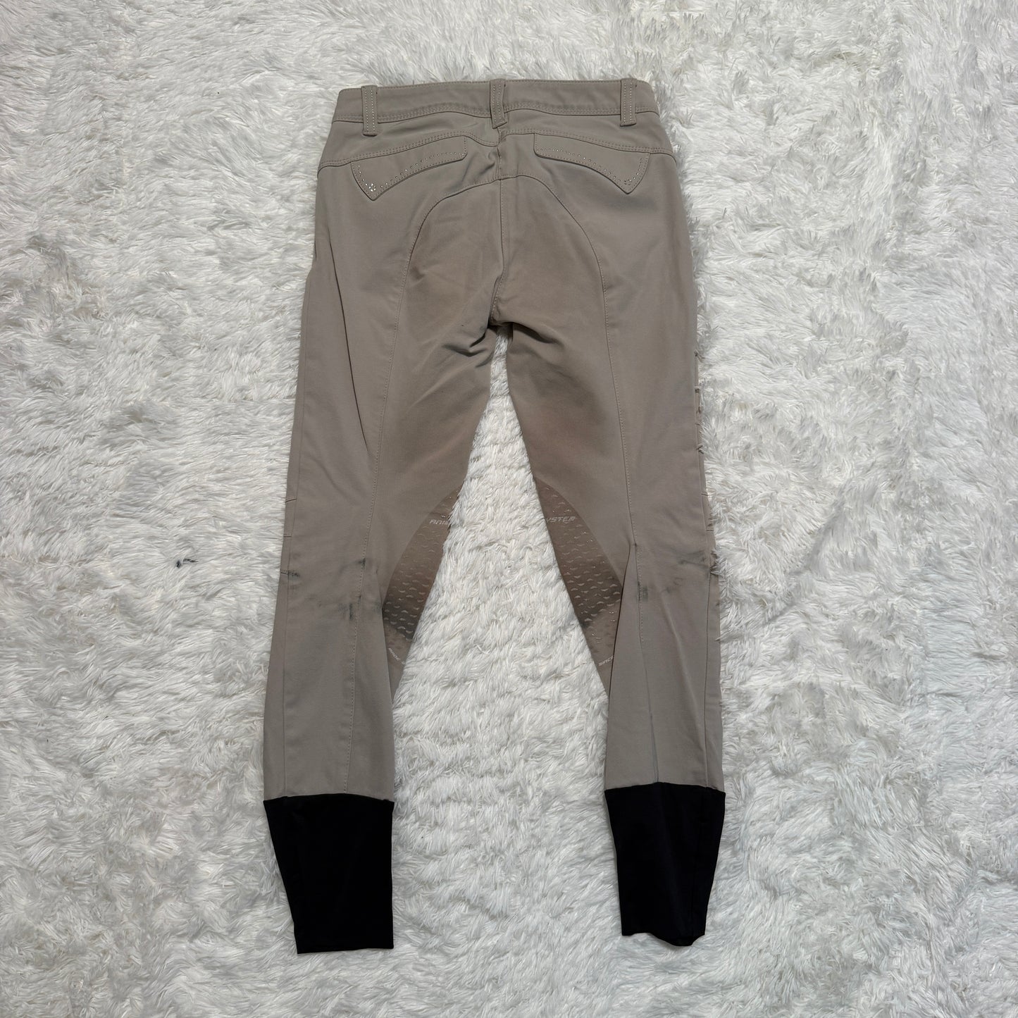 Women’s Size IT38 Tan Animo Knee Patch Horseback Riding Breeches