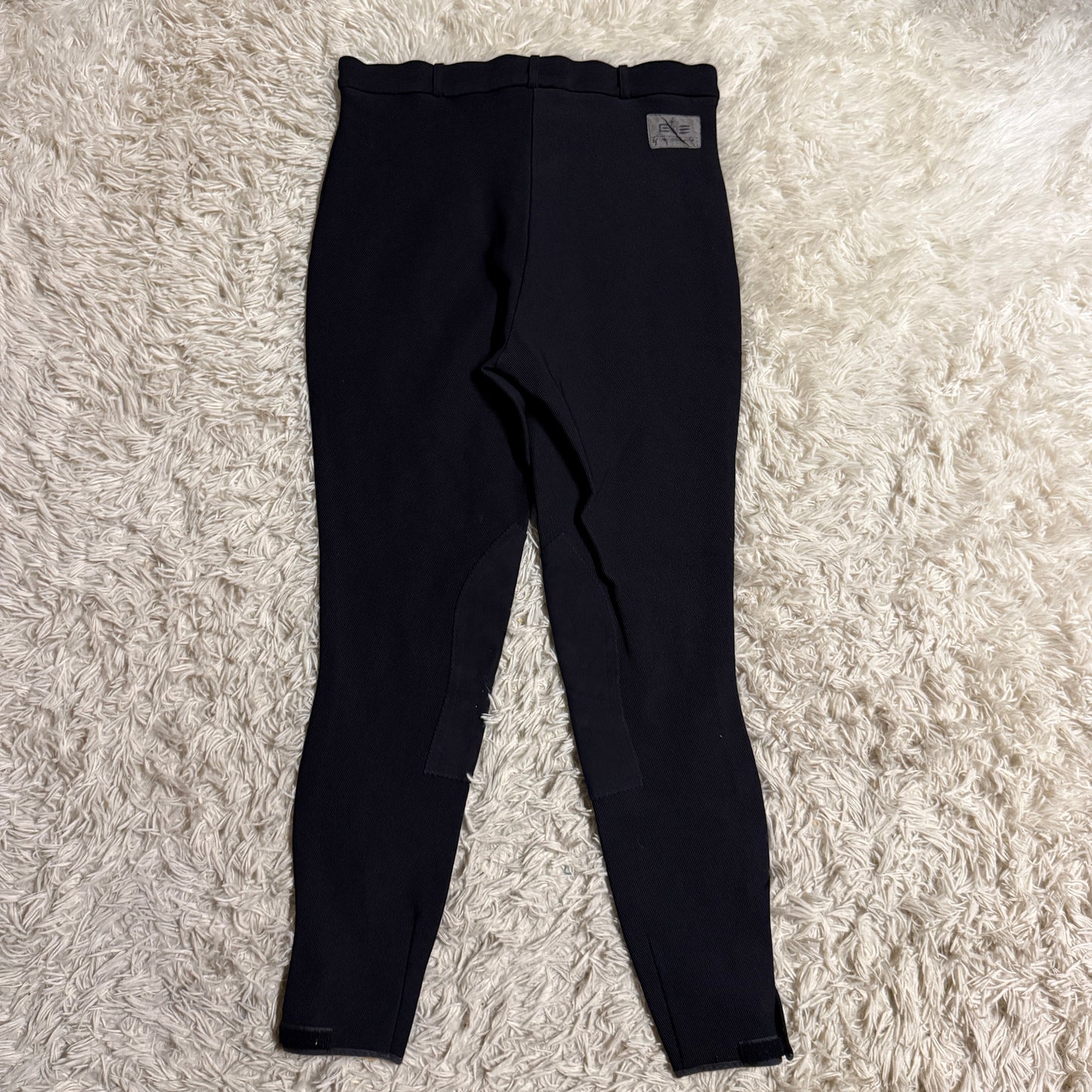 Women’s Size 32L Black Schumacher Knee Patch Horseback Riding Breeches