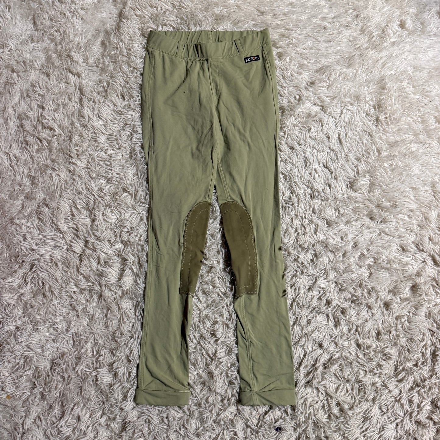 Child’s XL Tan Kerrits Knee Patch Horseback Riding Jodphurs