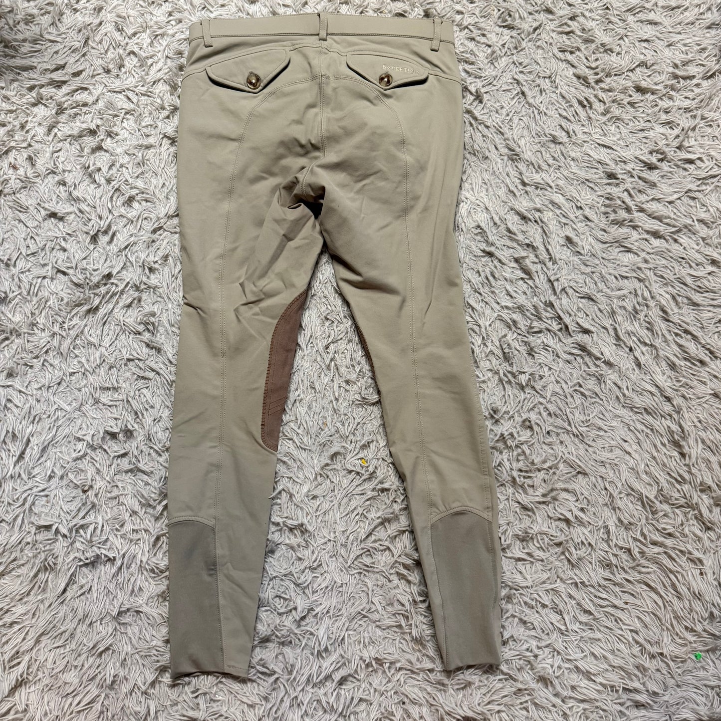 Women’s Size 30R Tan B Vertigo Knee Patch Horseback Riding Breeches