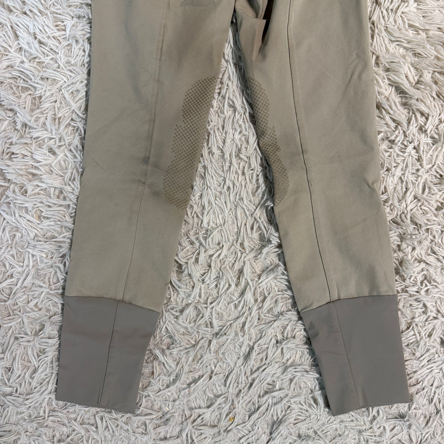 Child’s Size 12R Tan For Horses Knee Patch Horseback Riding Breeches