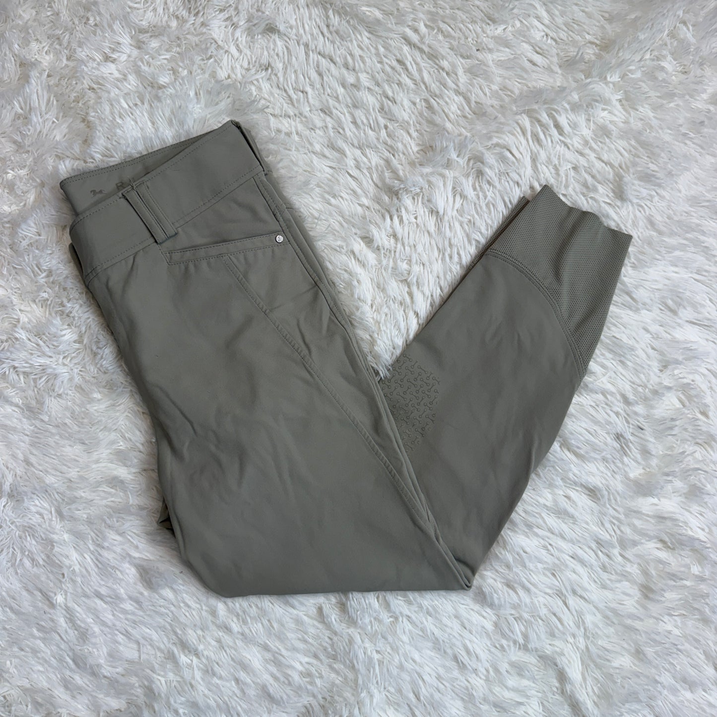 Women’s Size 32R Tan RJ Classics Knee Patch Horseback Riding Breeches