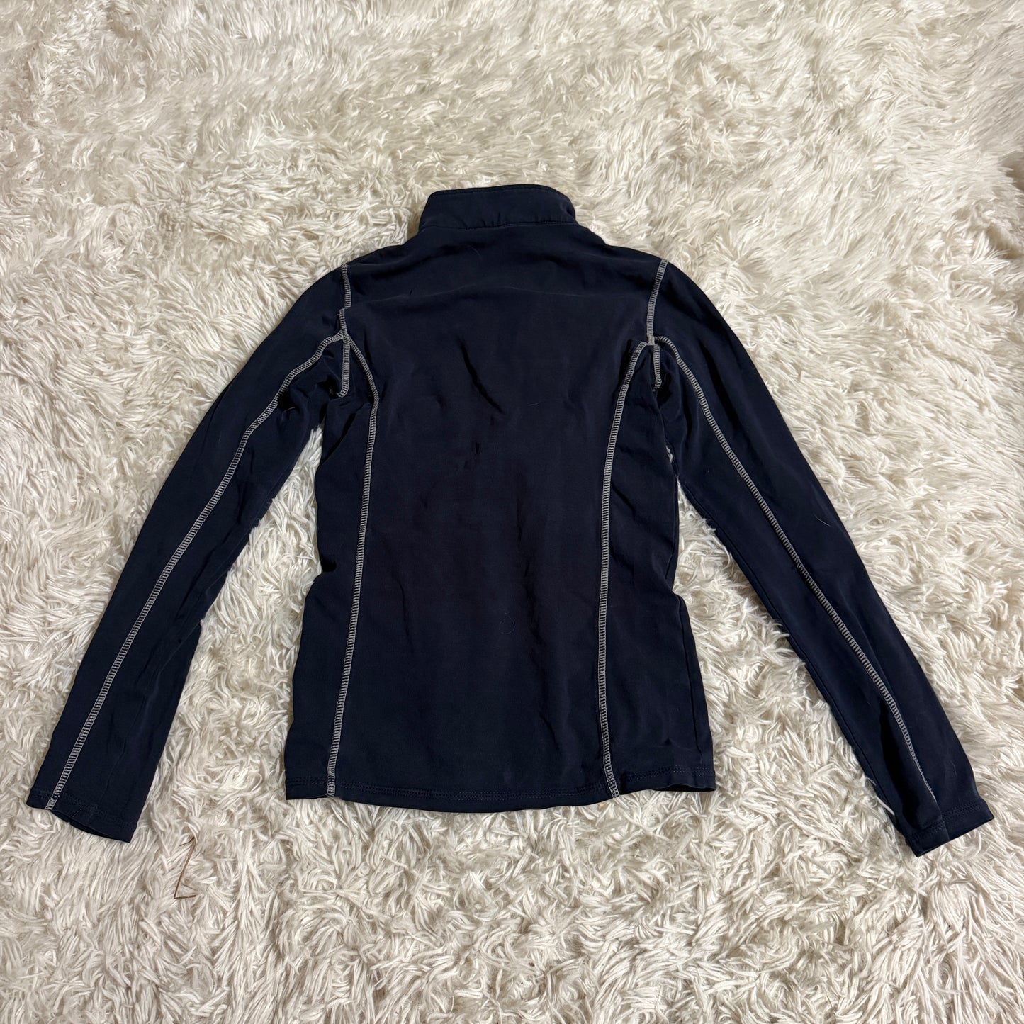 Child’s Size 10 Navy Goode Rider Long Sleeve Horseback Riding Shirt