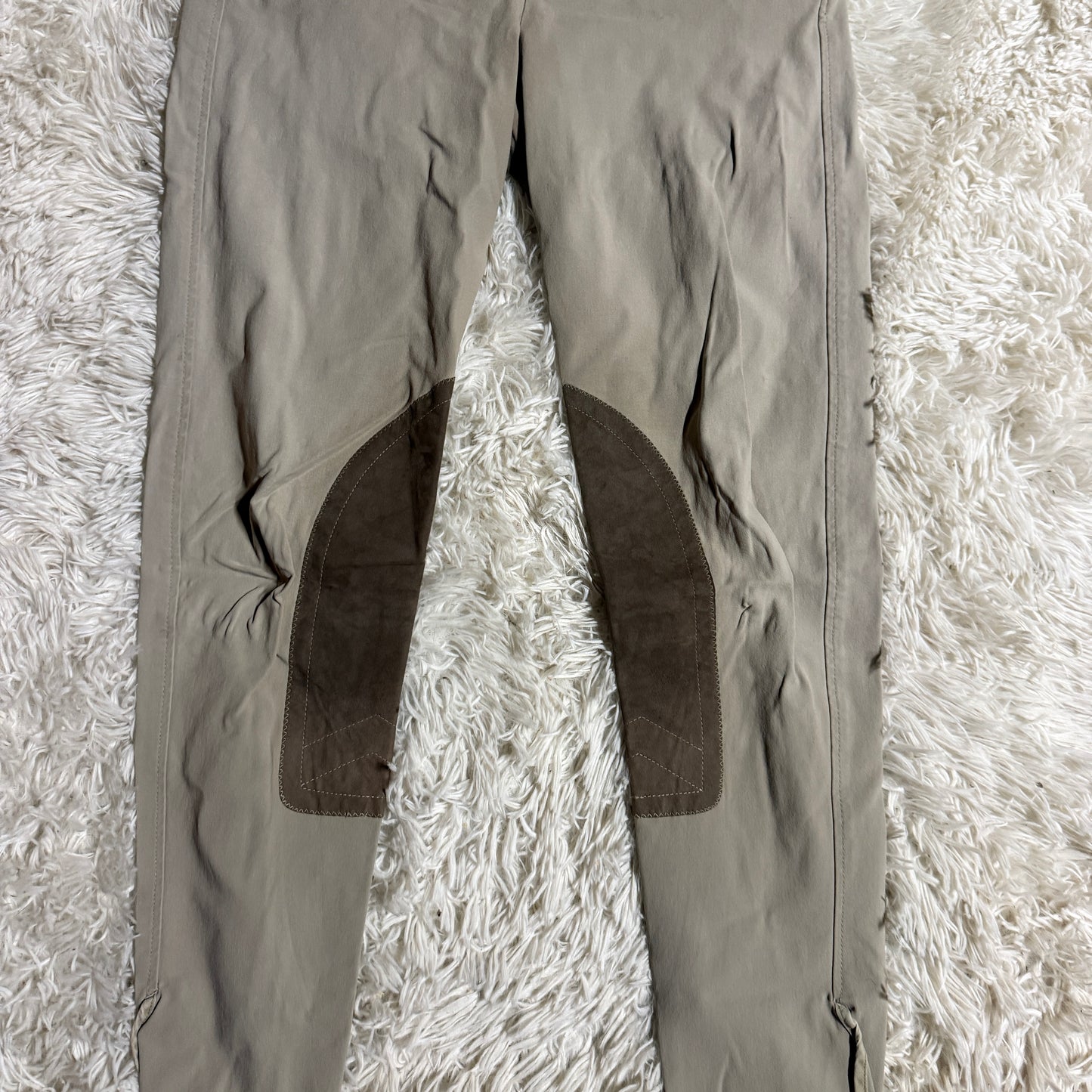 Women’s Size 26R Tan Tailored Sportsman Knee Patch Horseback Riding Breeches