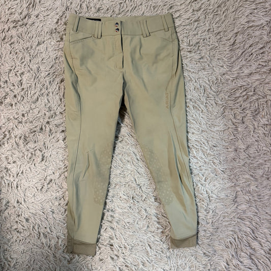 Women’s Size 30R Tan Ariat Knee Patch Horseback Riding Breeches