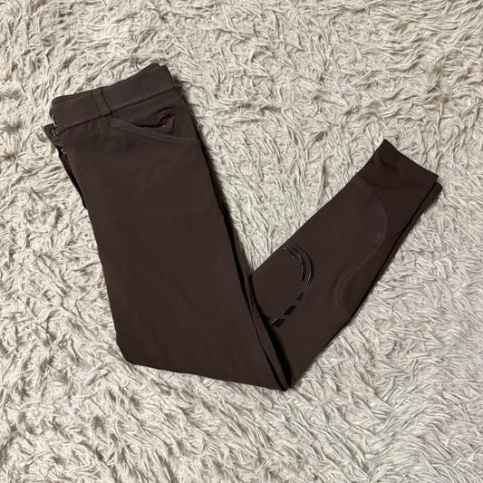 Women’s Size 24R Brown Schockemohle Knee Patch Horseback Riding Breeches