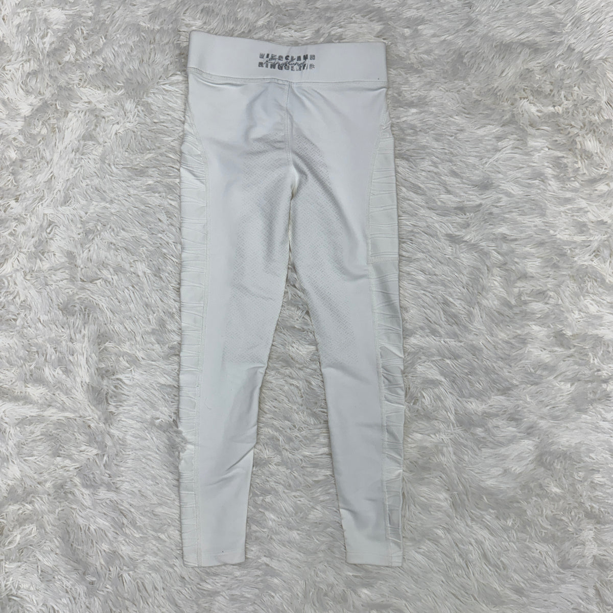 Child’s Medium White Kingsland Full Seat Horseback Riding Tights