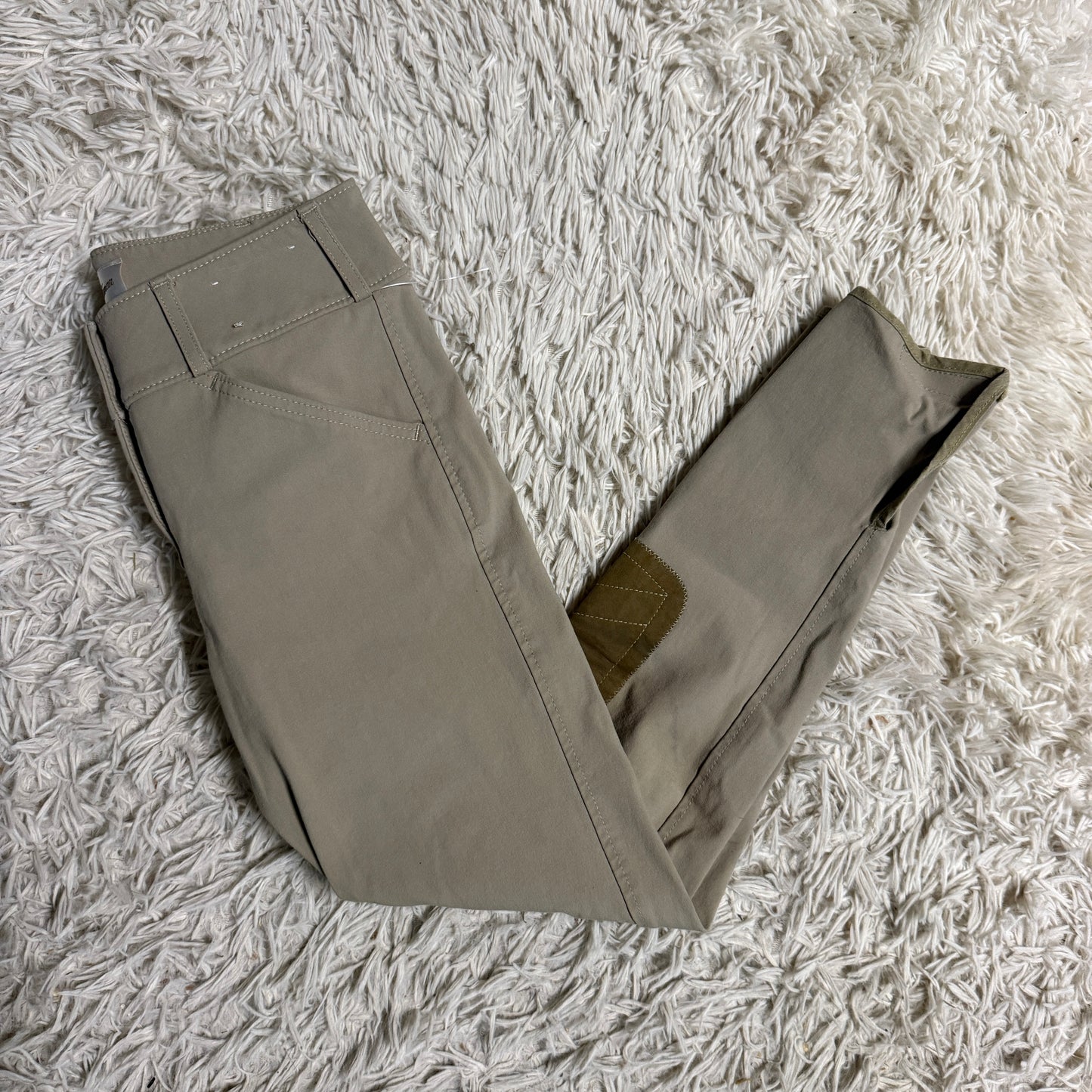 Child’s Size 14R Tan Tailored Sportsman Knee Patch Horseback Riding Breeches