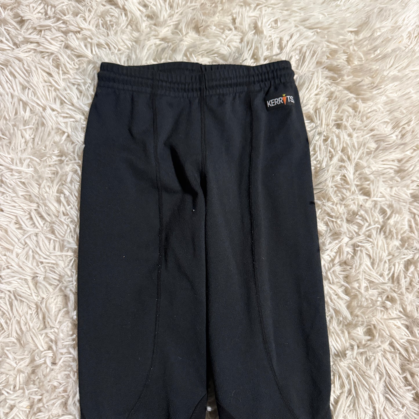 Child’s S Black Kerrits Knee Patch Horseback Riding Tights Breeches