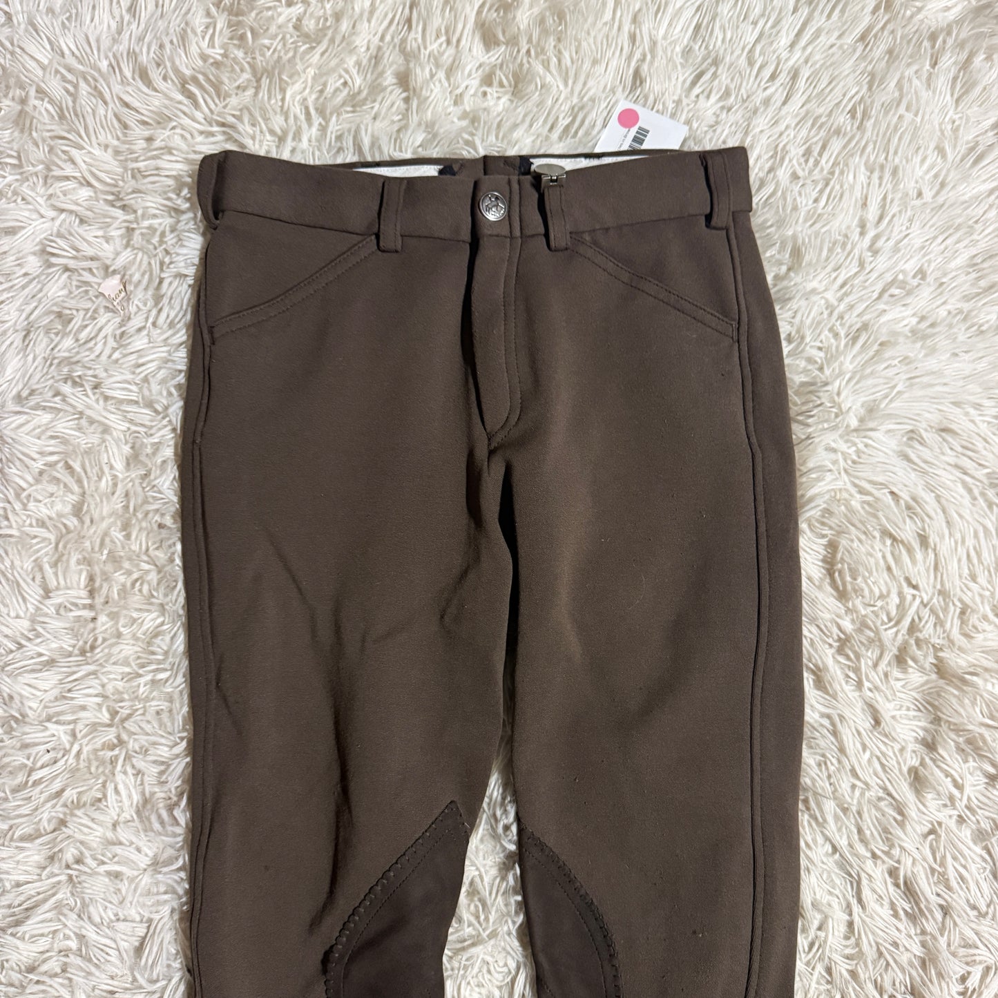 Child’s Size 12R Brown Pikeur Knee Patch Horseback Riding Breeches