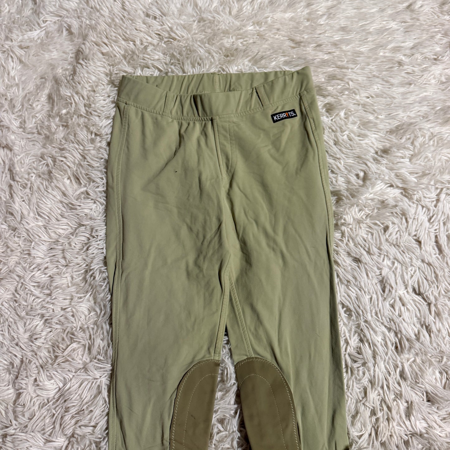 Child’s XL Tan Kerrits Knee Patch Horseback Riding Jodphurs