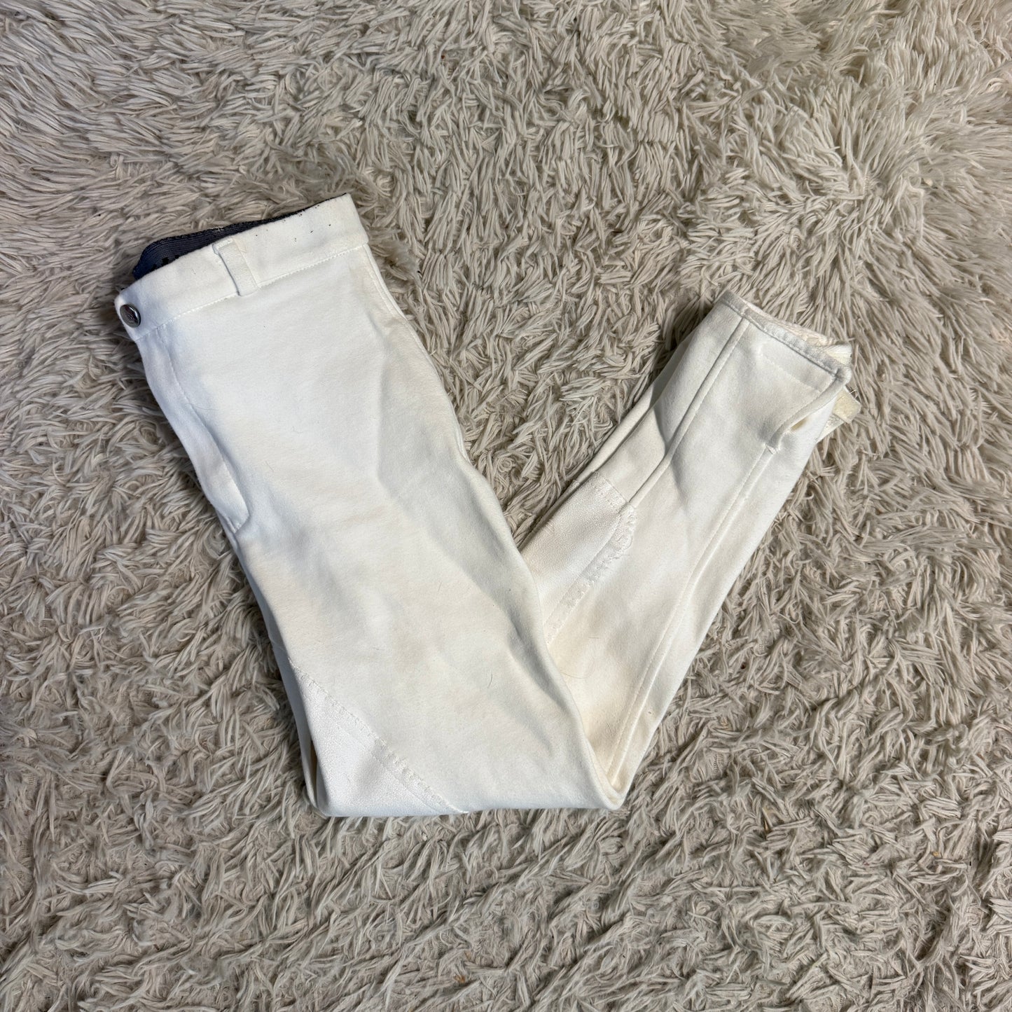 Child’s Size 16R White TuffRider Full Seat Horseback Riding Breeches