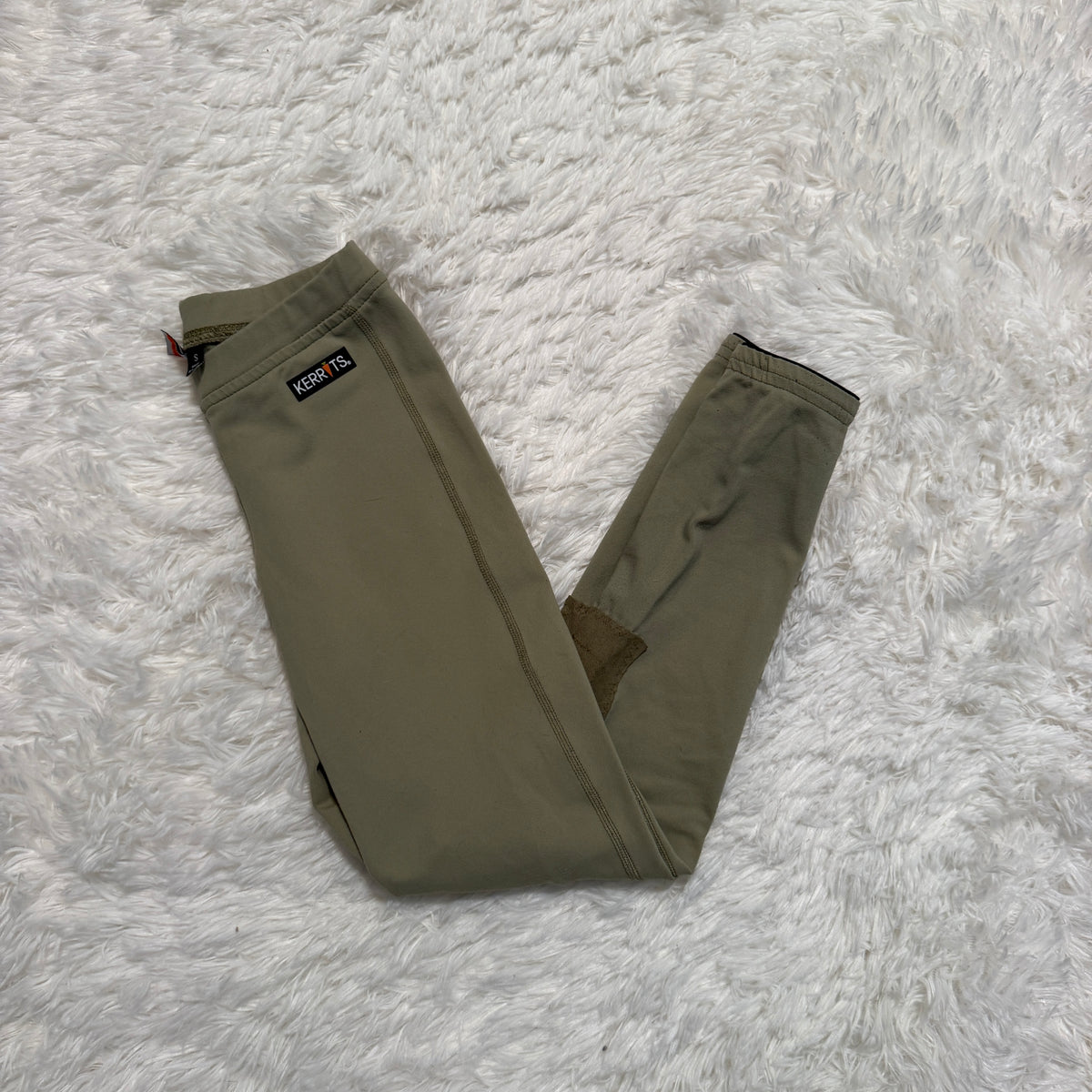 Child’s Small Tan Kerrits Knee Patch Horseback Riding Tights