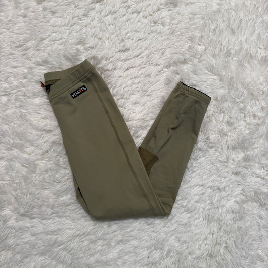 Child’s Small Tan Kerrits Knee Patch Horseback Riding Tights
